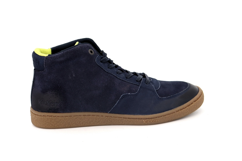 Kickers baskets montantes sarevien bleu