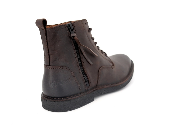 Kickers boots et bottines mistical marron8536401_4