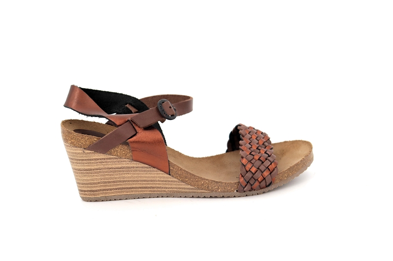 Kickers sandales nu pieds splendid marron