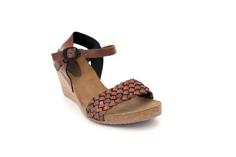 Kickers sandales nu pieds splendid marron8536801_2