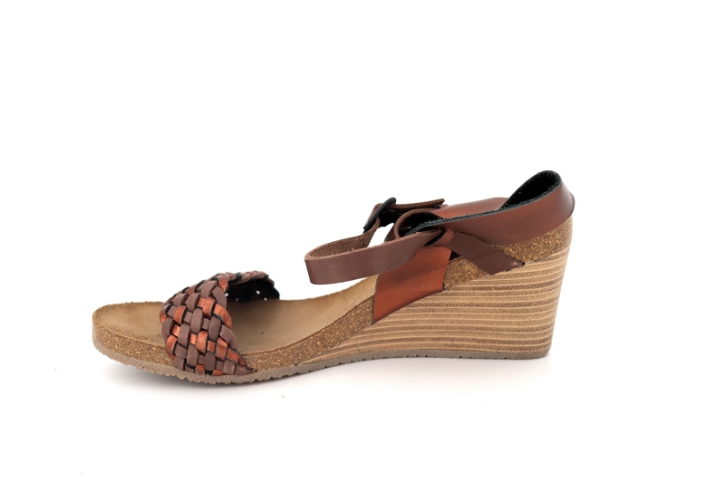 Kickers sandales nu pieds splendid marron8536801_3