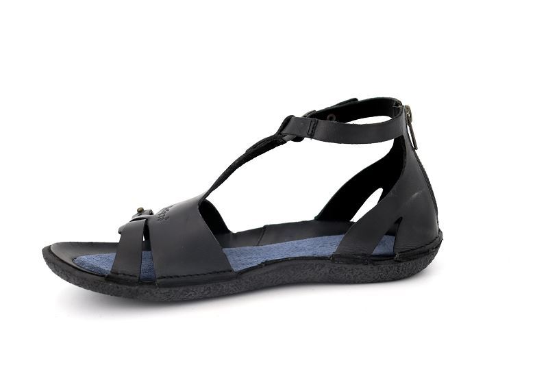 Kickers sandales nu pieds preppy noir8536801_3