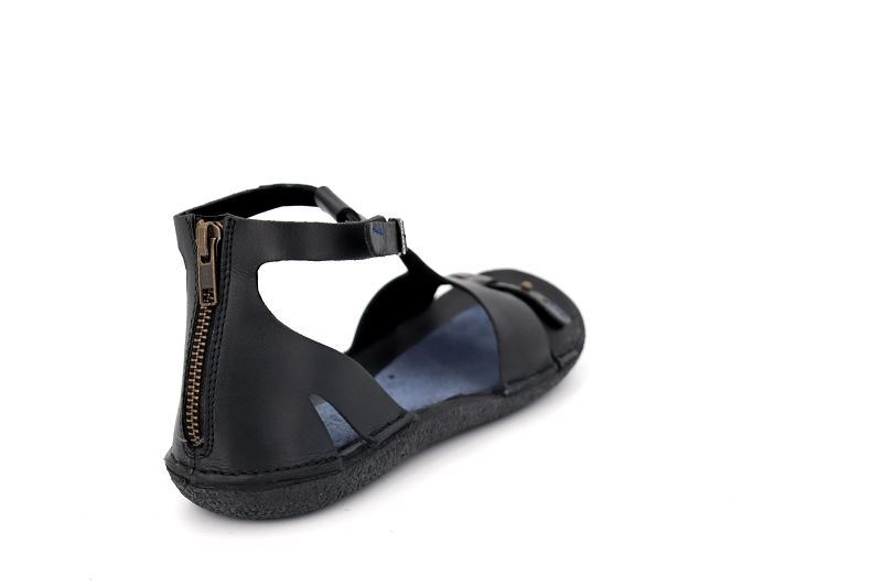 Kickers sandales nu pieds preppy noir8536801_4