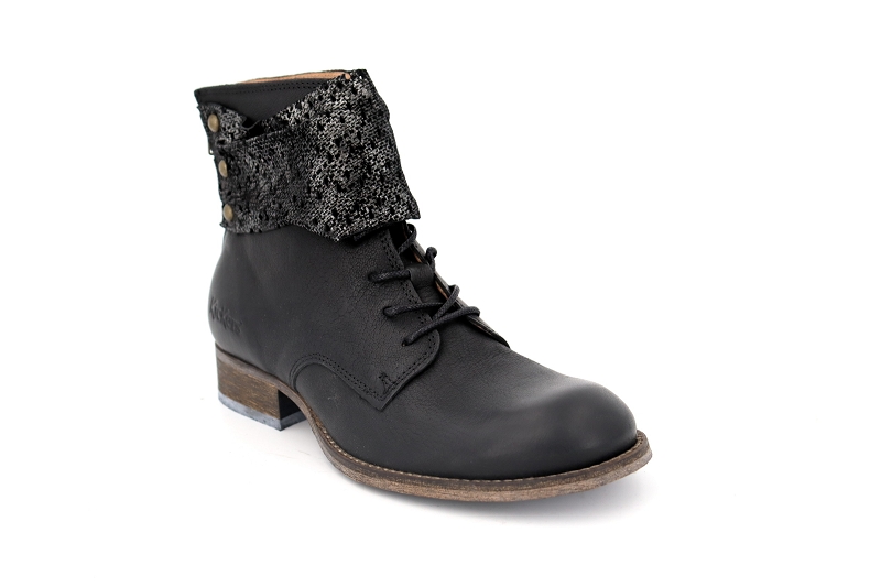 Kickers boots et bottines punkyzip noir8537101_2