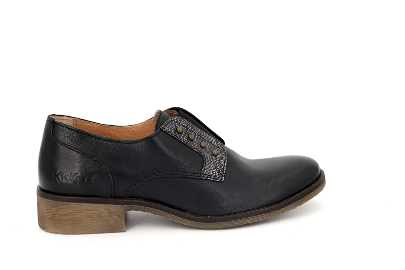 Kickers derbies low noir