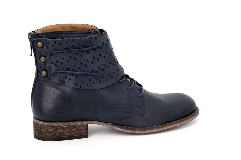 Kickers boots et bottines punkyzip bleu