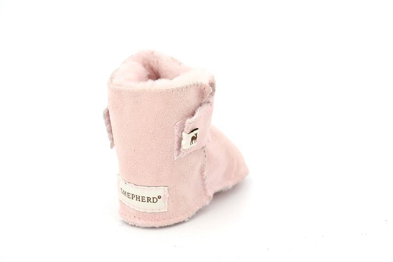 Shepherd chaussons pantoufles boras 1385 rose8551401_4