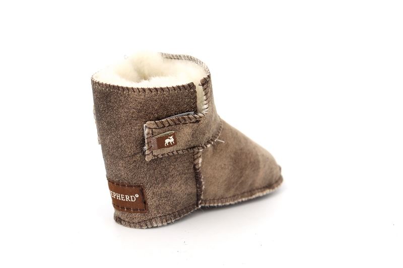 Shepherd chaussons pantoufles boras 1385 marron8551501_4