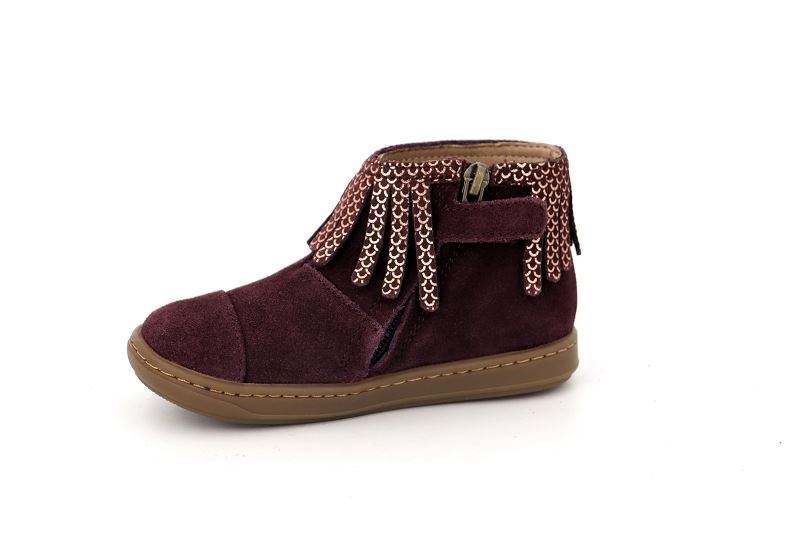 Shoo pom boots et bottines bouba fringe bordeaux8552301_3