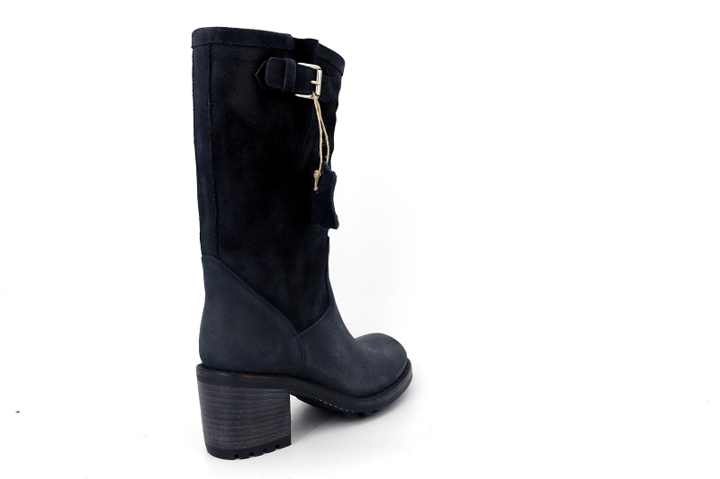 Free lance boots et bottines biker 7 mid gero bleu8554301_4