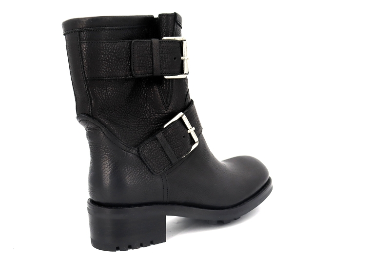 Free lance boots et bottines biker 4 mini strap noir8554501_4