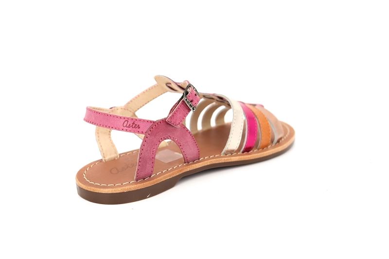 Aster sandales nu pieds vibride rose8565001_4