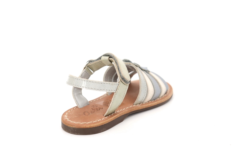 Aster sandales nu pieds vivalto argent8566101_4