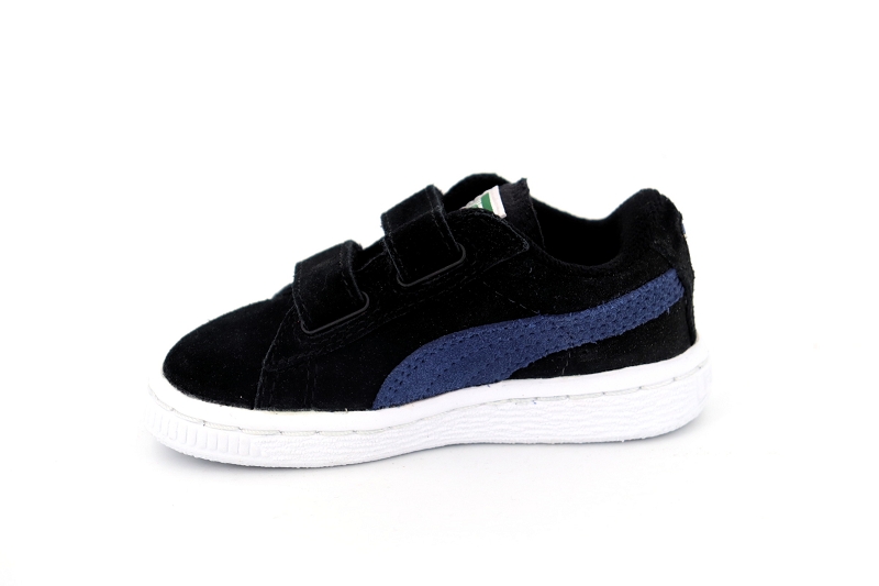 Puma  enf baskets suede 2 straps noir8570401_3