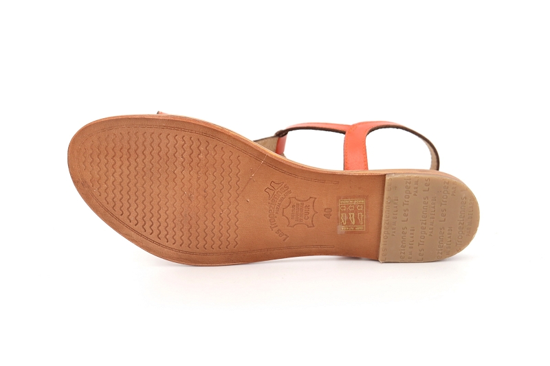 Les tropeziennes sandales nu pieds hamat orange8582001_5