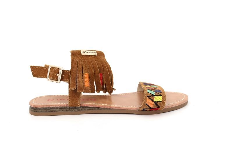 Les tropeziennes sandales nu pieds gaya marron