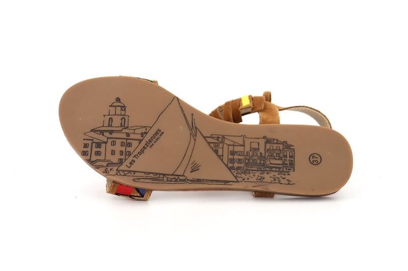 Les tropeziennes sandales nu pieds gaya marron8582601_5