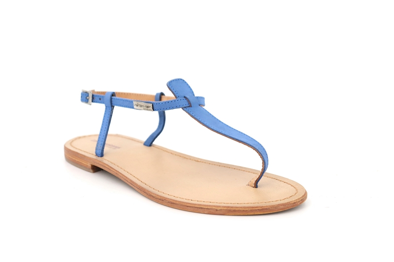 Les tropeziennes sandales nu pieds narbuck bleu8582801_2