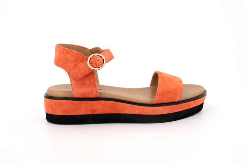 Adige sandales nu pieds ines orange