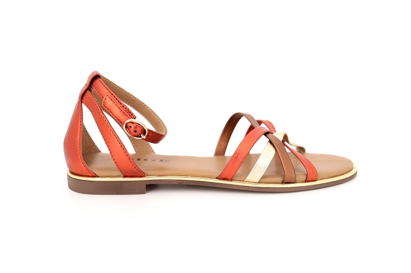 Adige sandales nu pieds alicea orange