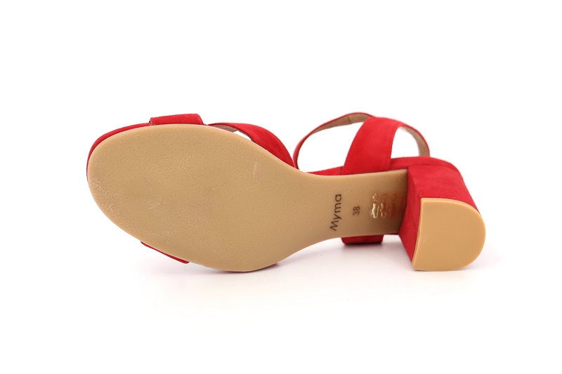 Myma sandales nu pieds 3031 betty rouge8588701_5