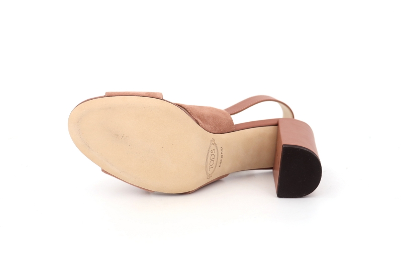 Tods sandales nu pieds vero rose8589201_5