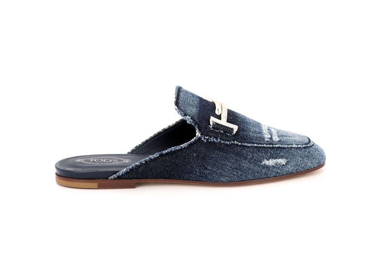 Tods mules et sabots jessie bleu
