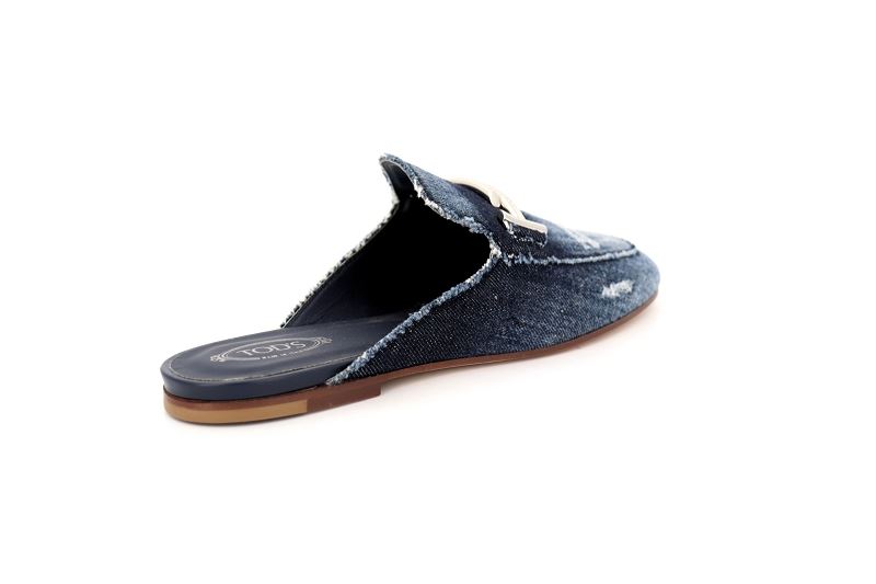 Tods mules et sabots jessie bleu8589301_4