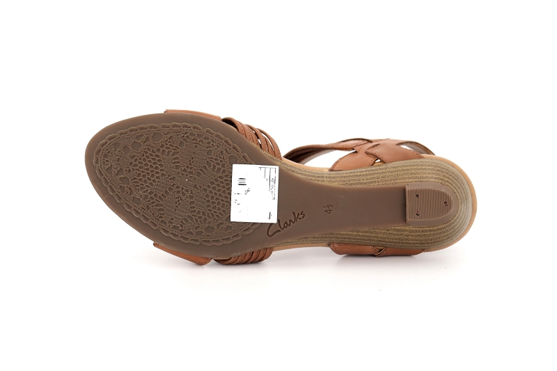 Clarks sandales nu pieds santa party marron8589601_5