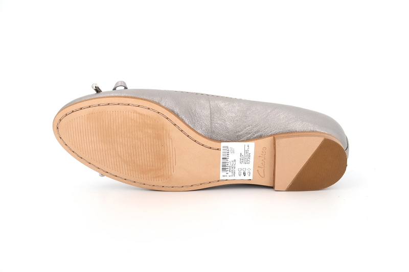 Clarks ballerines grace lily argent8590601_5