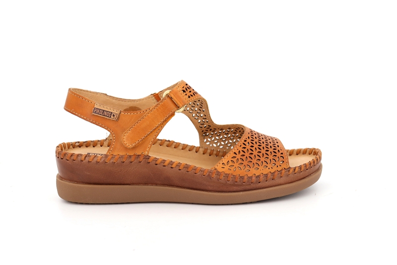 Pikolinos sandales nu pieds rame marron