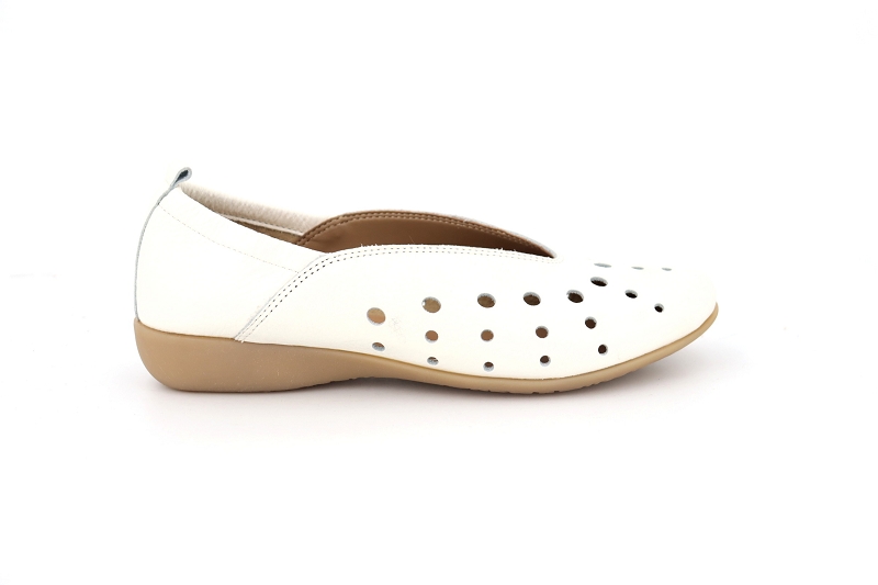 Hirica ballerines lagon blanc