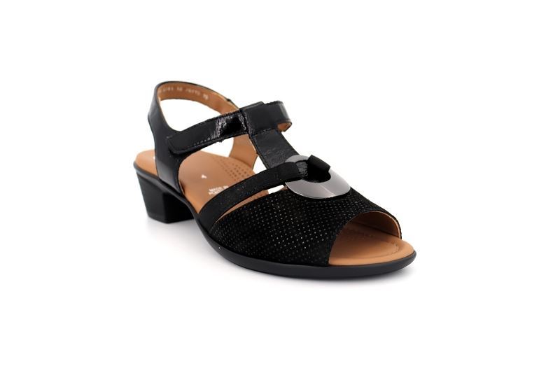 Ara sandales nu pieds biche noir8597601_2
