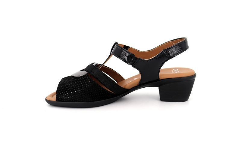 Ara sandales nu pieds biche noir8597601_3