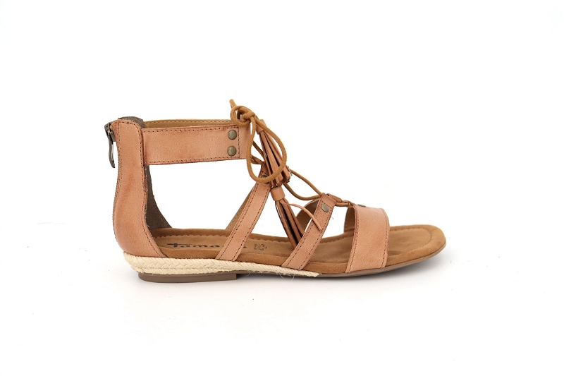Tamaris store sandales nu pieds pong marron