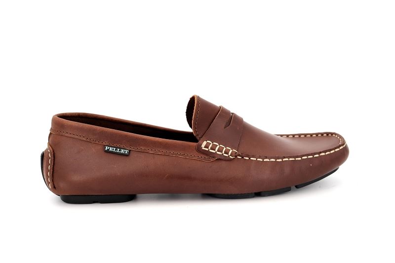 Pellet mocassins team marron