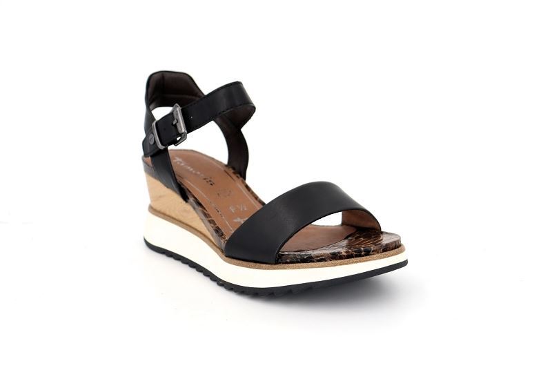 Tamaris store sandales nu pieds sport noir8606201_2