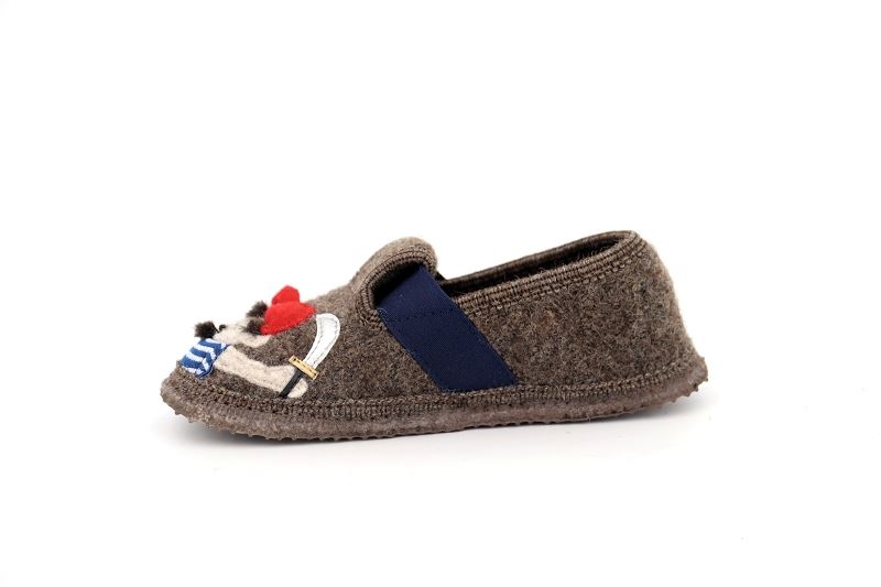 Giesswein chaussons pantoufles turnberg marron8624401_4