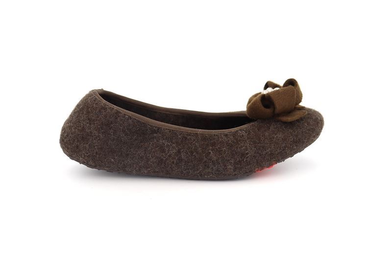 Kitzbuhel chaussons pantoufles angelica marron