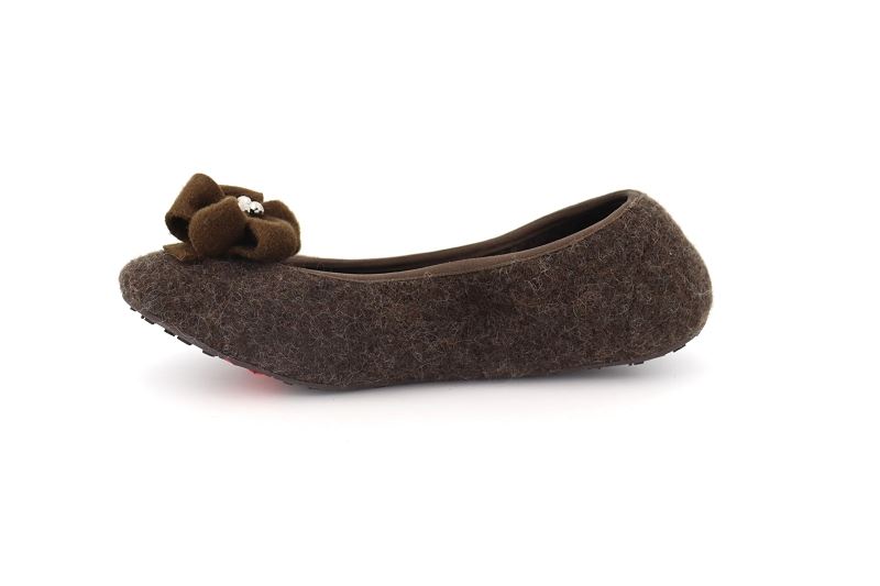 Kitzbuhel chaussons pantoufles angelica marron8636501_3