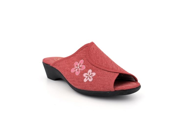 Semelflex chaussons pantoufles stacy rouge8639901_2