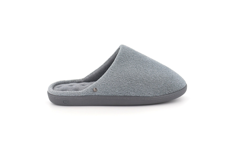 Isotoner chaussons pantoufles 96313 gris