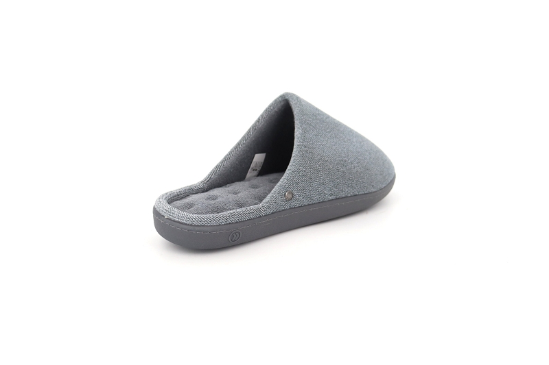 Isotoner chaussons pantoufles 96313 gris8640301_4