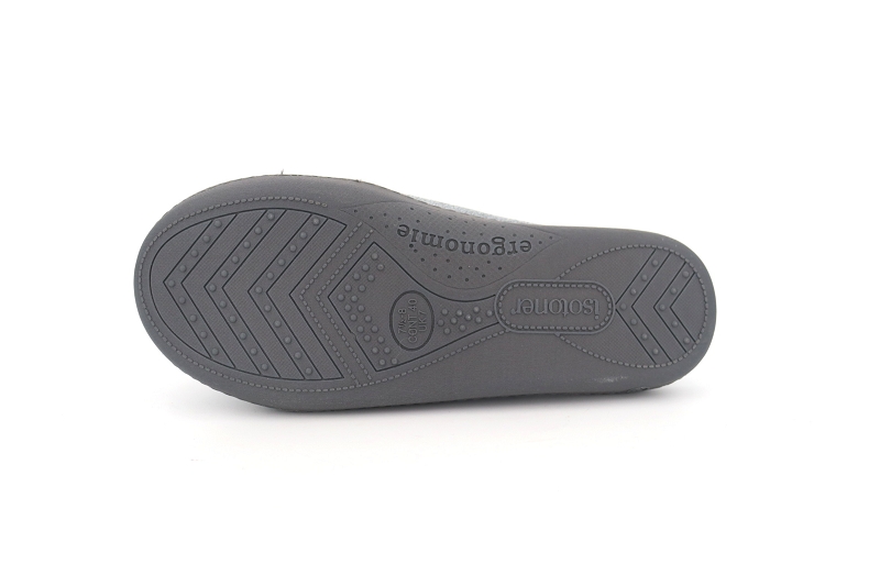 Isotoner chaussons pantoufles 96313 gris8640301_5