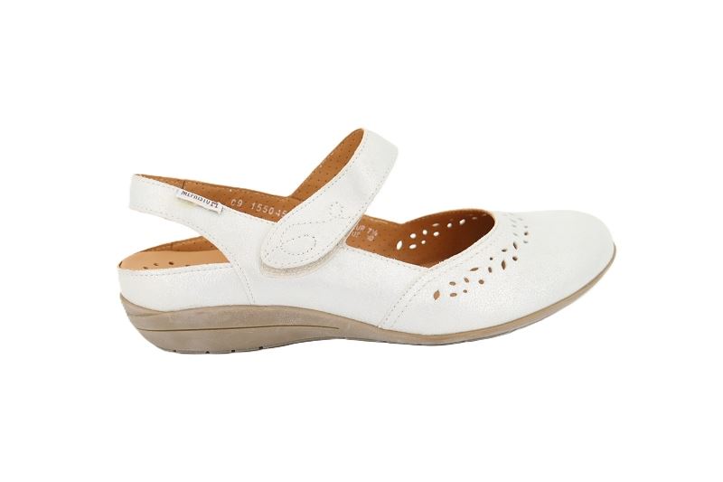 Mephisto f sandales nu pieds orinda argent