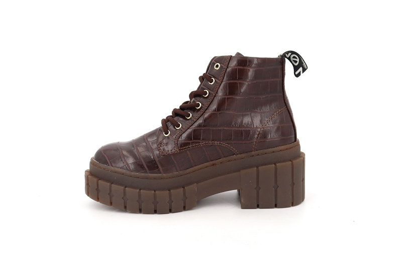 No name boots et bottines kross low boots marron8661601_3
