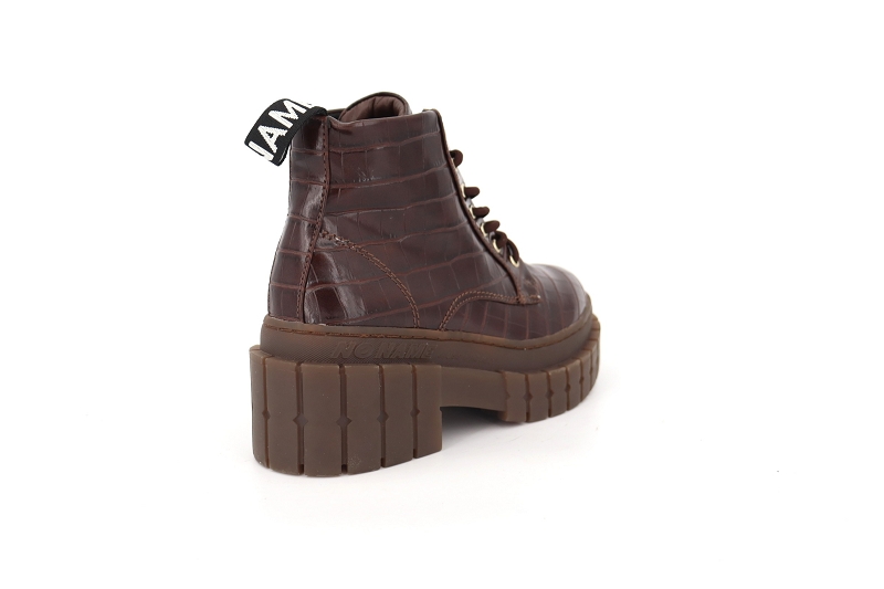 No name boots et bottines kross low boots marron8661601_4