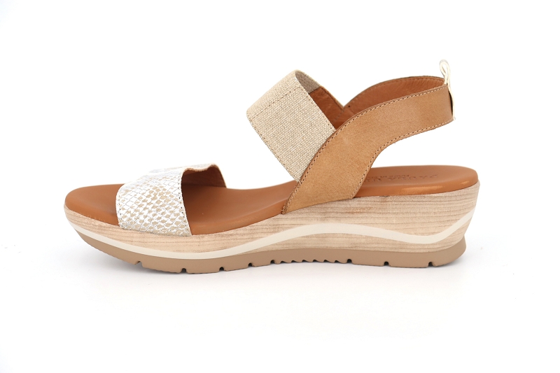 Paula urban sandales nu pieds boucle marron8669701_3