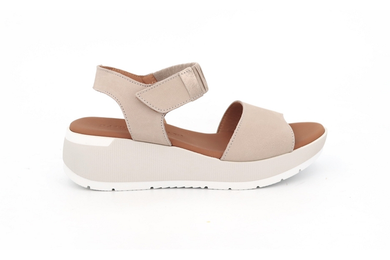 Paula urban sandales nu pieds mina beige