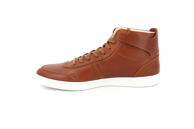 Le coq sportif baskets montantes prestige marron8671001_3